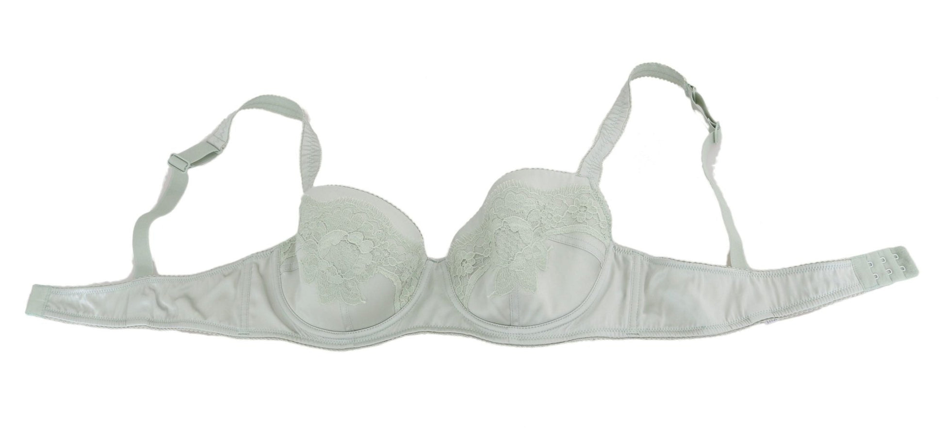 Dolce & Gabbana Elegant Floral Lace Silk Bra - Sandy Store ByNet