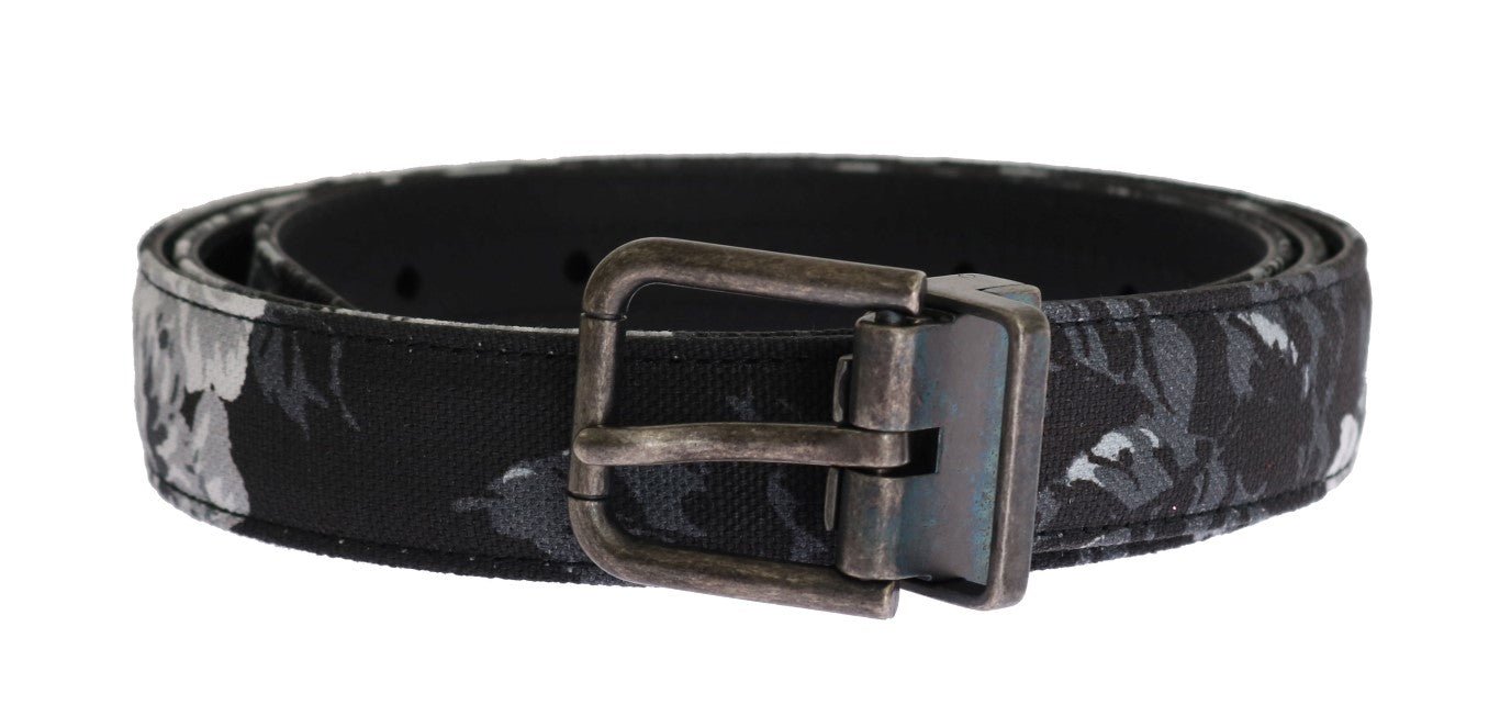Dolce & Gabbana Elegant Floral Patterned Men's Luxury Belt - Sandy Store ByNet