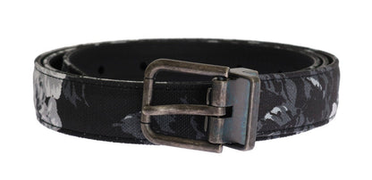 Dolce & Gabbana Elegant Floral Patterned Men's Luxury Belt - Sandy Store ByNet