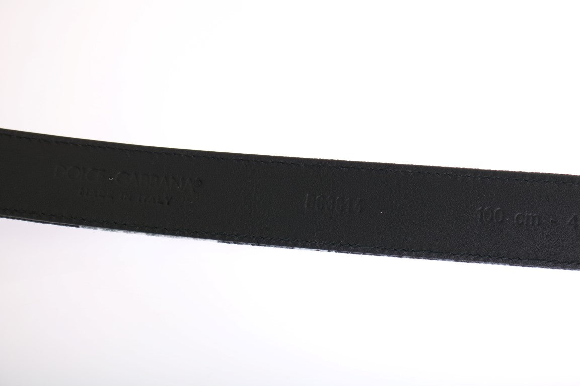 Dolce & Gabbana Elegant Floral Patterned Men's Luxury Belt - Sandy Store ByNet