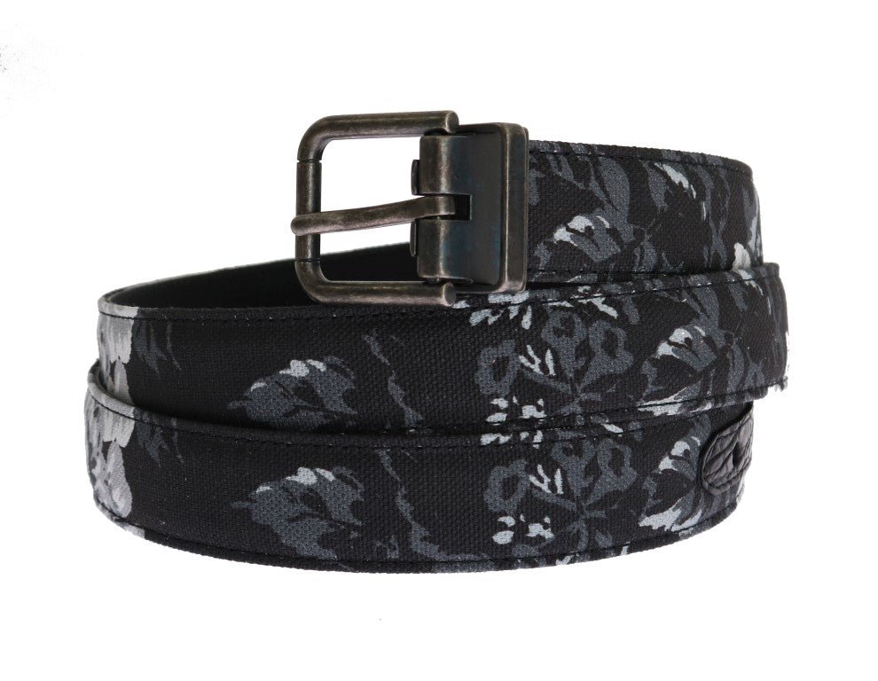 Dolce & Gabbana Elegant Floral Patterned Men's Luxury Belt - Sandy Store ByNet
