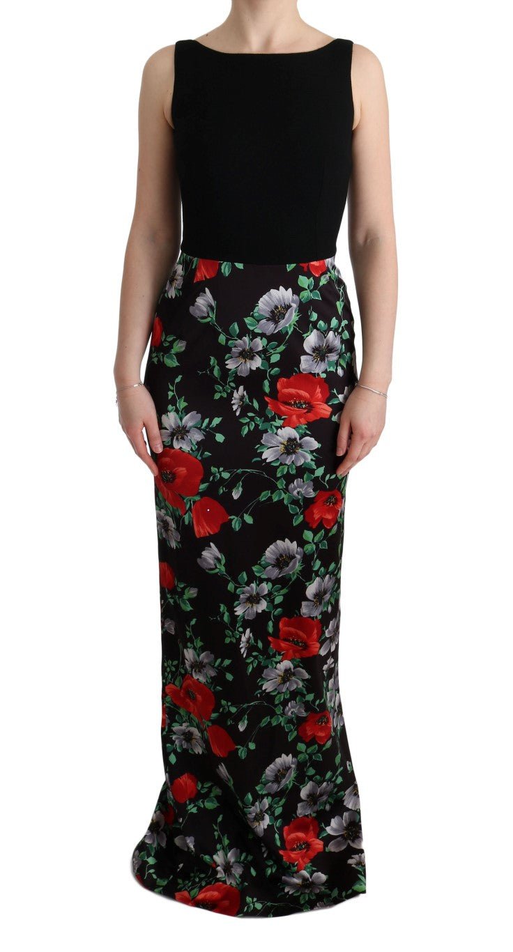 Dolce & Gabbana Elegant Floral Sheath Gown - Sandy Store ByNet