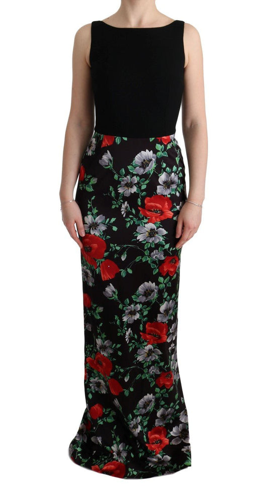 Dolce & Gabbana Elegant Floral Sheath Gown - Sandy Store ByNet
