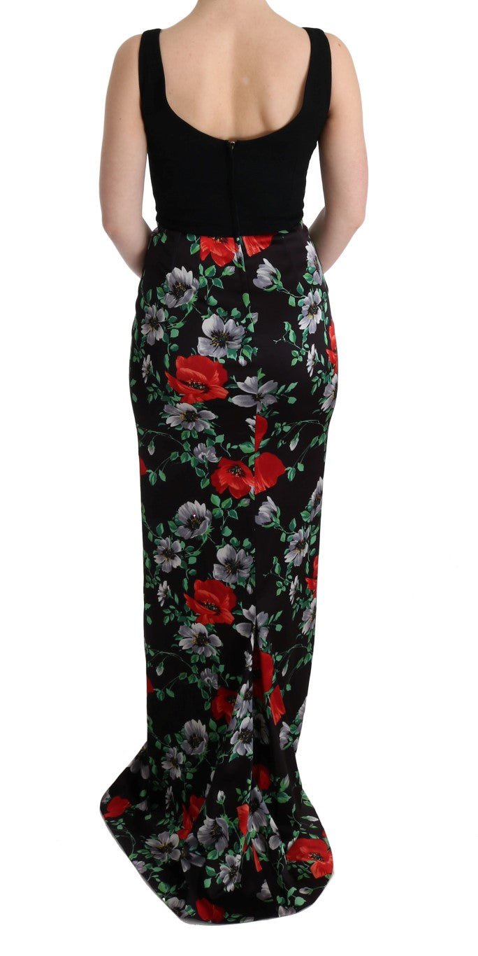 Dolce & Gabbana Elegant Floral Sheath Gown - Sandy Store ByNet