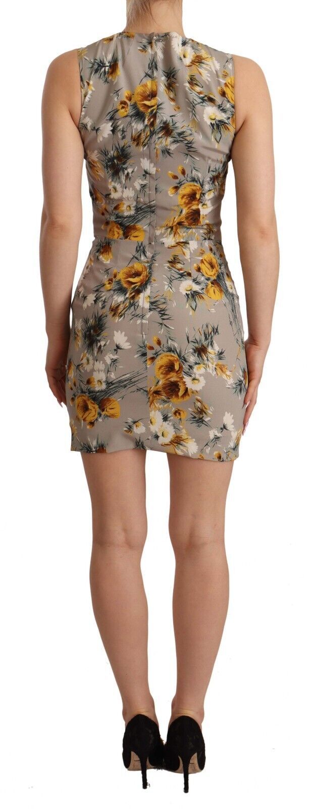 Dolce & Gabbana Elegant Floral Sheath Mini Dress - Sandy Store ByNet