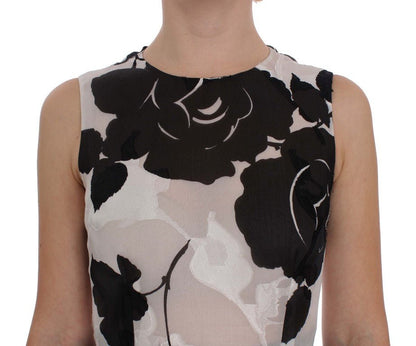 Dolce & Gabbana Elegant Floral Silk Full Length Dress - Sandy Store ByNet