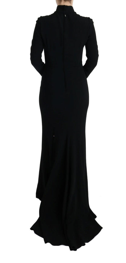 Dolce & Gabbana Elegant Full Length Sheath Gown in Black - Sandy Store ByNet