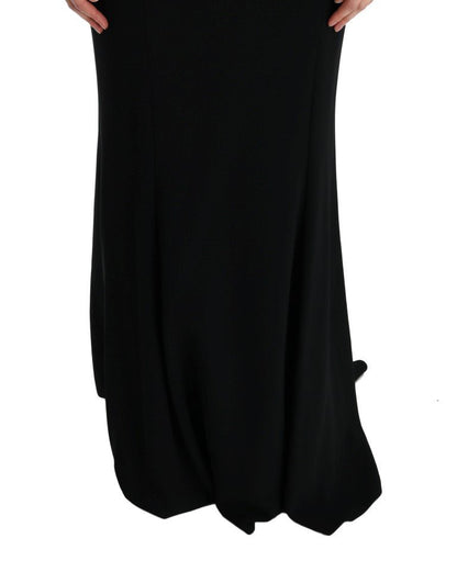 Dolce & Gabbana Elegant Full Length Sheath Gown in Black - Sandy Store ByNet