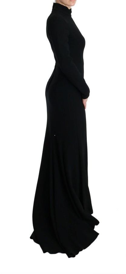 Dolce & Gabbana Elegant Full Length Sheath Gown in Black - Sandy Store ByNet