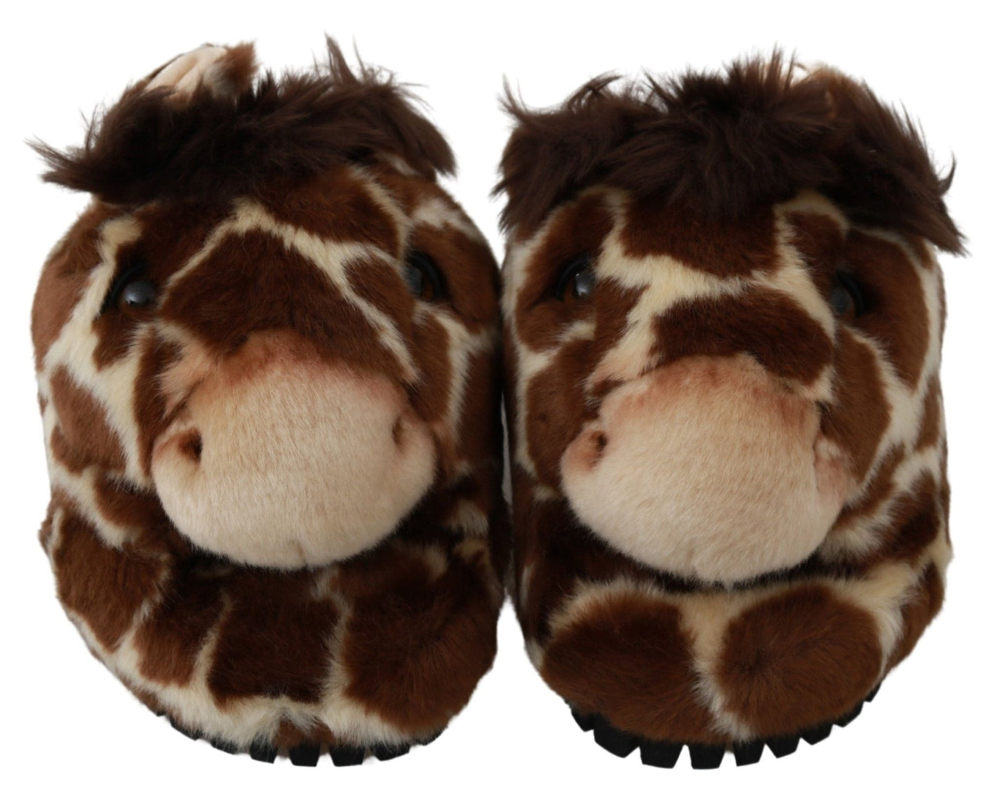 Dolce & Gabbana Elegant Giraffe Pattern Slides for Sophisticated Comfort - Sandy Store ByNet