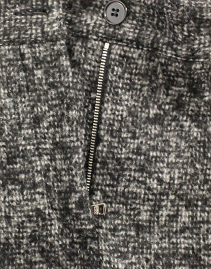 Dolce & Gabbana Elegant Gray Alpaca Blend Shorts - Sandy Store ByNet