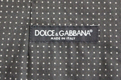 Dolce & Gabbana Elegant Gray Cotton Dress Vest - Sandy Store ByNet