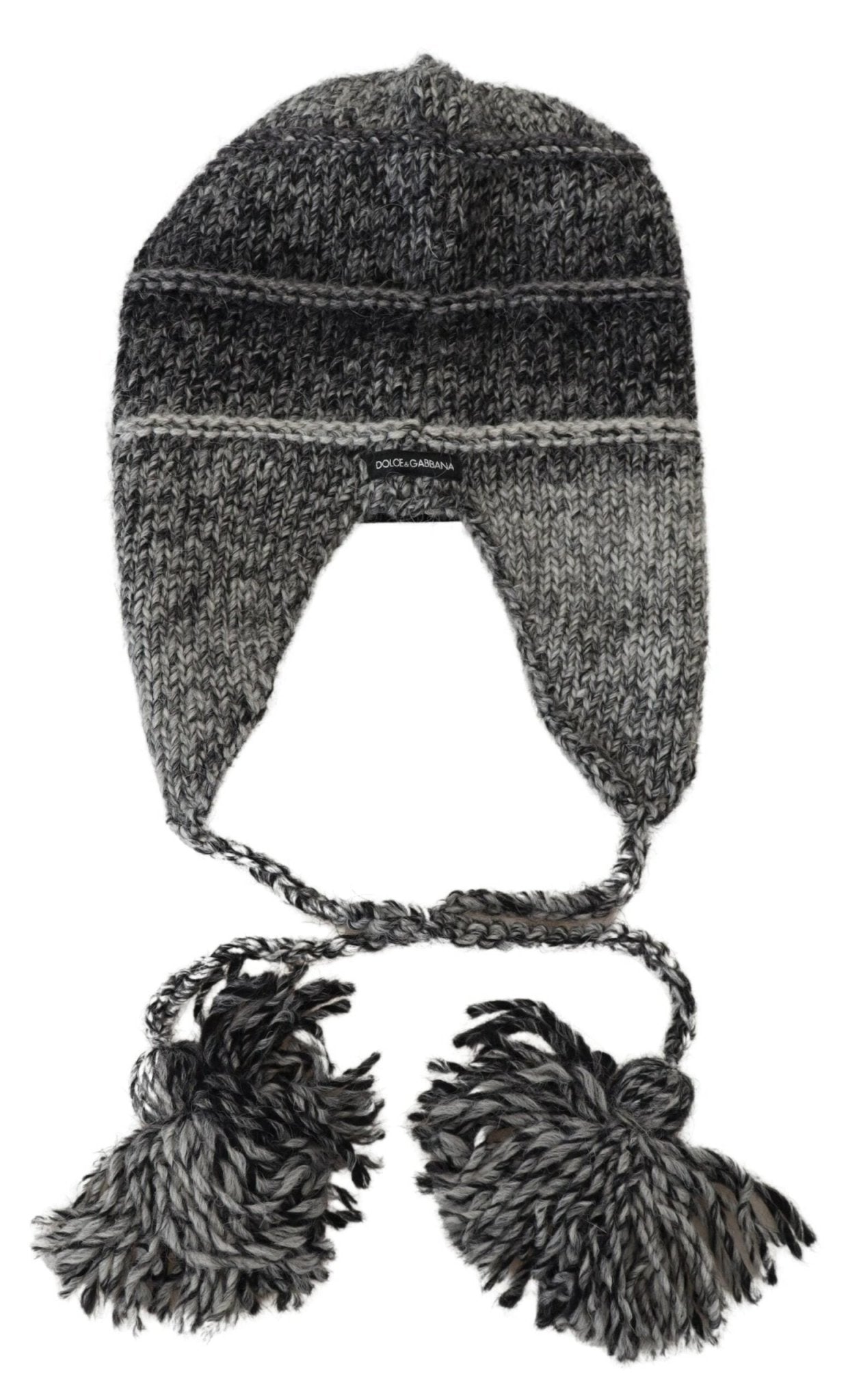 Dolce & Gabbana Elegant Gray Knitted Beanie Hat - Sandy Store ByNet