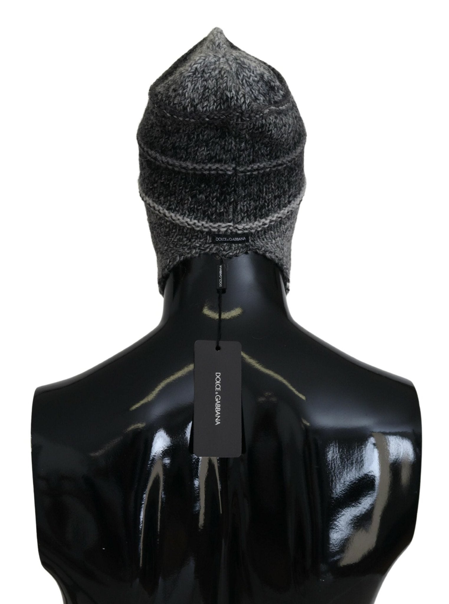 Dolce & Gabbana Elegant Gray Knitted Beanie Hat - Sandy Store ByNet