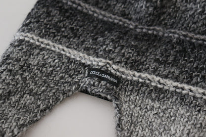 Dolce & Gabbana Elegant Gray Knitted Beanie Hat - Sandy Store ByNet