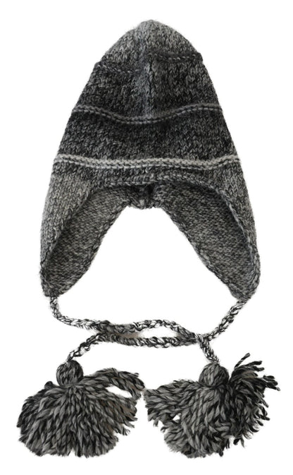 Dolce & Gabbana Elegant Gray Knitted Beanie Hat - Sandy Store ByNet