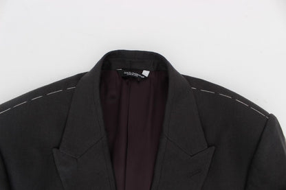 Dolce & Gabbana Elegant Gray Linen Slim Fit Blazer and Vest - Sandy Store ByNet