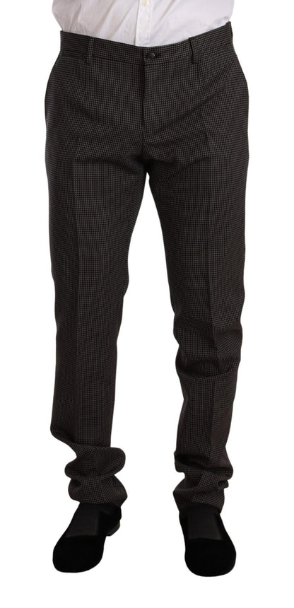 Dolce & Gabbana Elegant Gray Martini Woolen Suit Set - Sandy Store ByNet