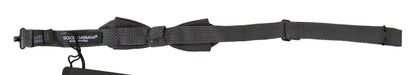 Dolce & Gabbana Elegant Gray Silk Bow Tie - Sandy Store ByNet