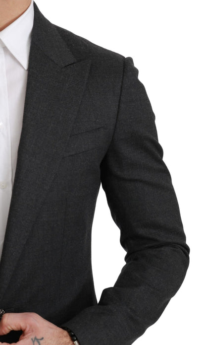 Dolce & Gabbana Elegant Gray Slim Fit Formal Blazer - Sandy Store ByNet