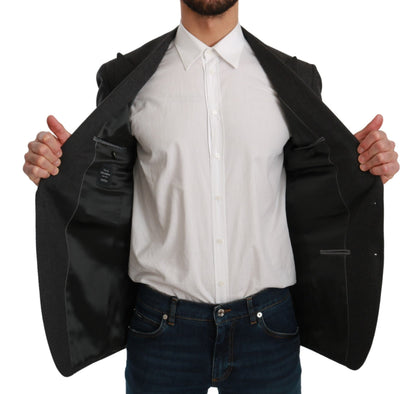 Dolce & Gabbana Elegant Gray Slim Fit Formal Blazer - Sandy Store ByNet