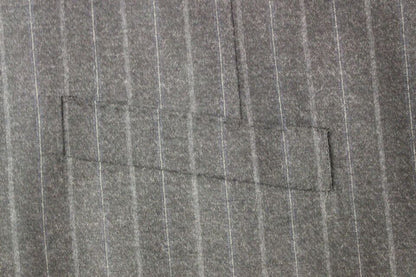 Dolce & Gabbana Elegant Gray Striped Dress Vest - Sandy Store ByNet