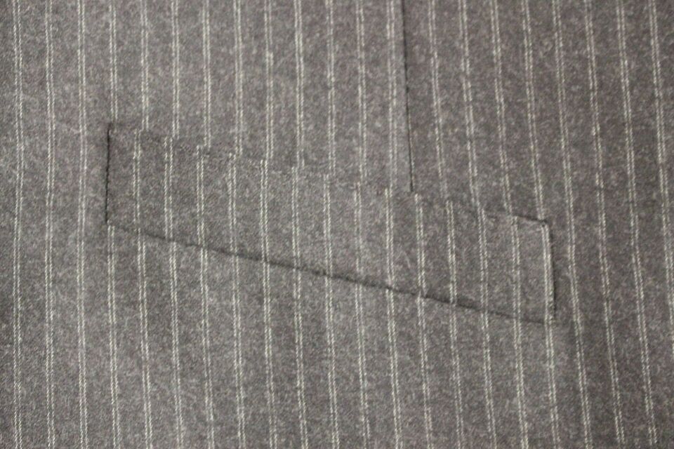 Dolce & Gabbana Elegant Gray Striped Wool Dress Vest - Sandy Store ByNet