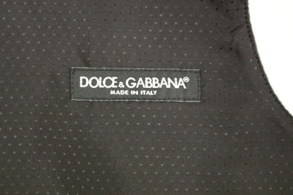 Dolce & Gabbana Elegant Gray Wool Blend Dress Vest - Sandy Store ByNet