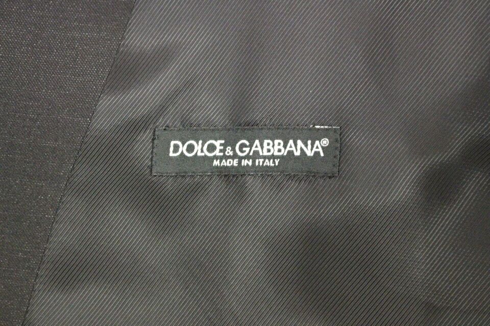 Dolce & Gabbana Elegant Gray Wool Blend Dress Vest - Sandy Store ByNet