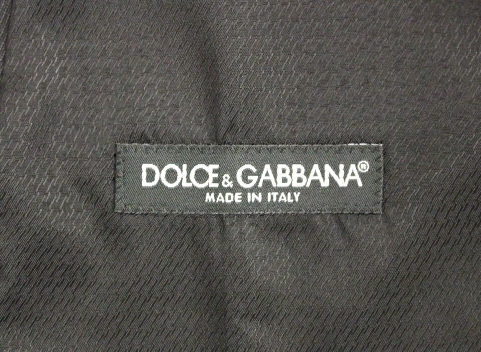 Dolce & Gabbana Elegant Gray Wool Dress Vest - Sandy Store ByNet