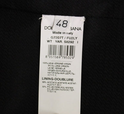 Dolce & Gabbana Elegant Gray Wool Formal Vest - Sandy Store ByNet
