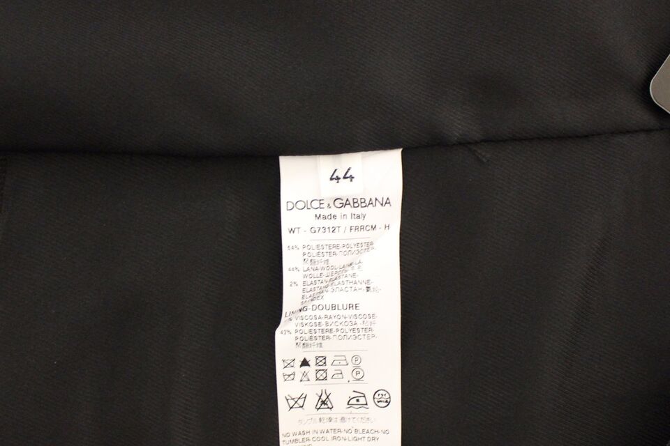 Dolce & Gabbana Elegant Gray Wool Stretch Dress Vest - Sandy Store ByNet