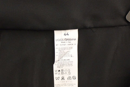 Dolce & Gabbana Elegant Gray Wool Stretch Dress Vest - Sandy Store ByNet
