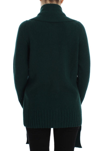 Dolce & Gabbana Elegant Green Cashmere Cardigan Sweater - Sandy Store ByNet