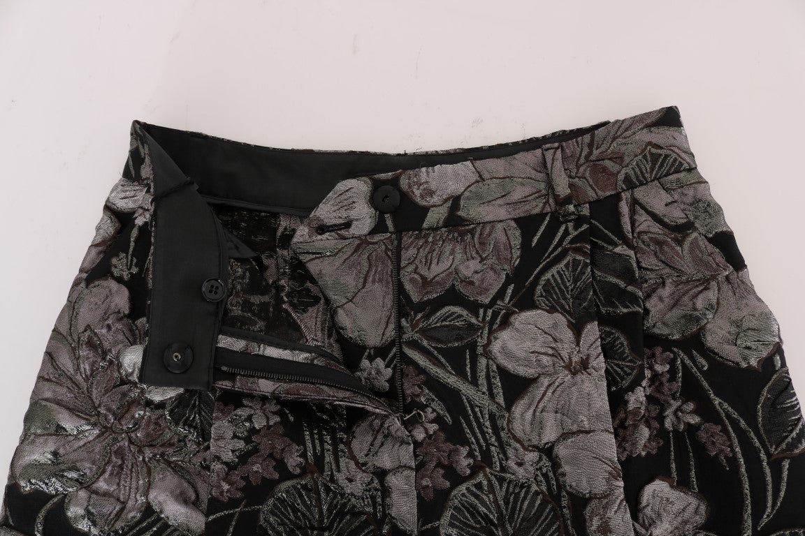 Dolce & Gabbana Elegant High - Waist Brocade Shorts - Sandy Store ByNet