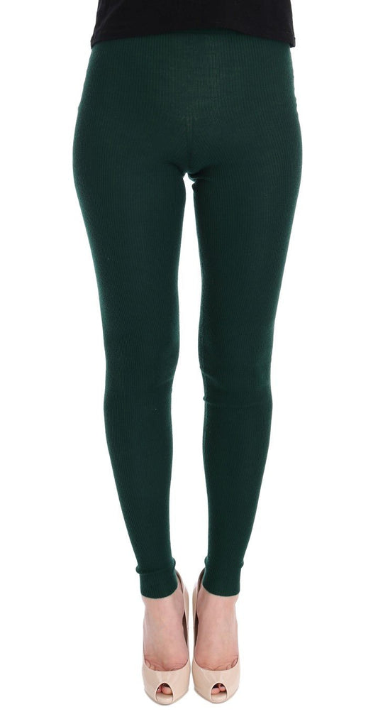 Dolce & Gabbana Elegant High - Waist Cashmere Tights Pants - Sandy Store ByNet