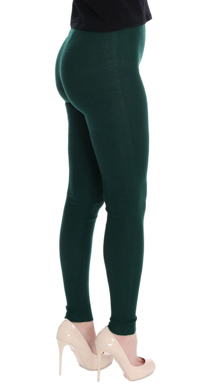 Dolce & Gabbana Elegant High - Waist Cashmere Tights Pants - Sandy Store ByNet