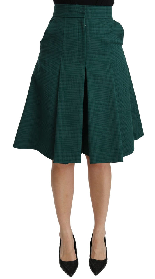 Dolce & Gabbana Elegant High Waist Knee Length Skirt - Sandy Store ByNet