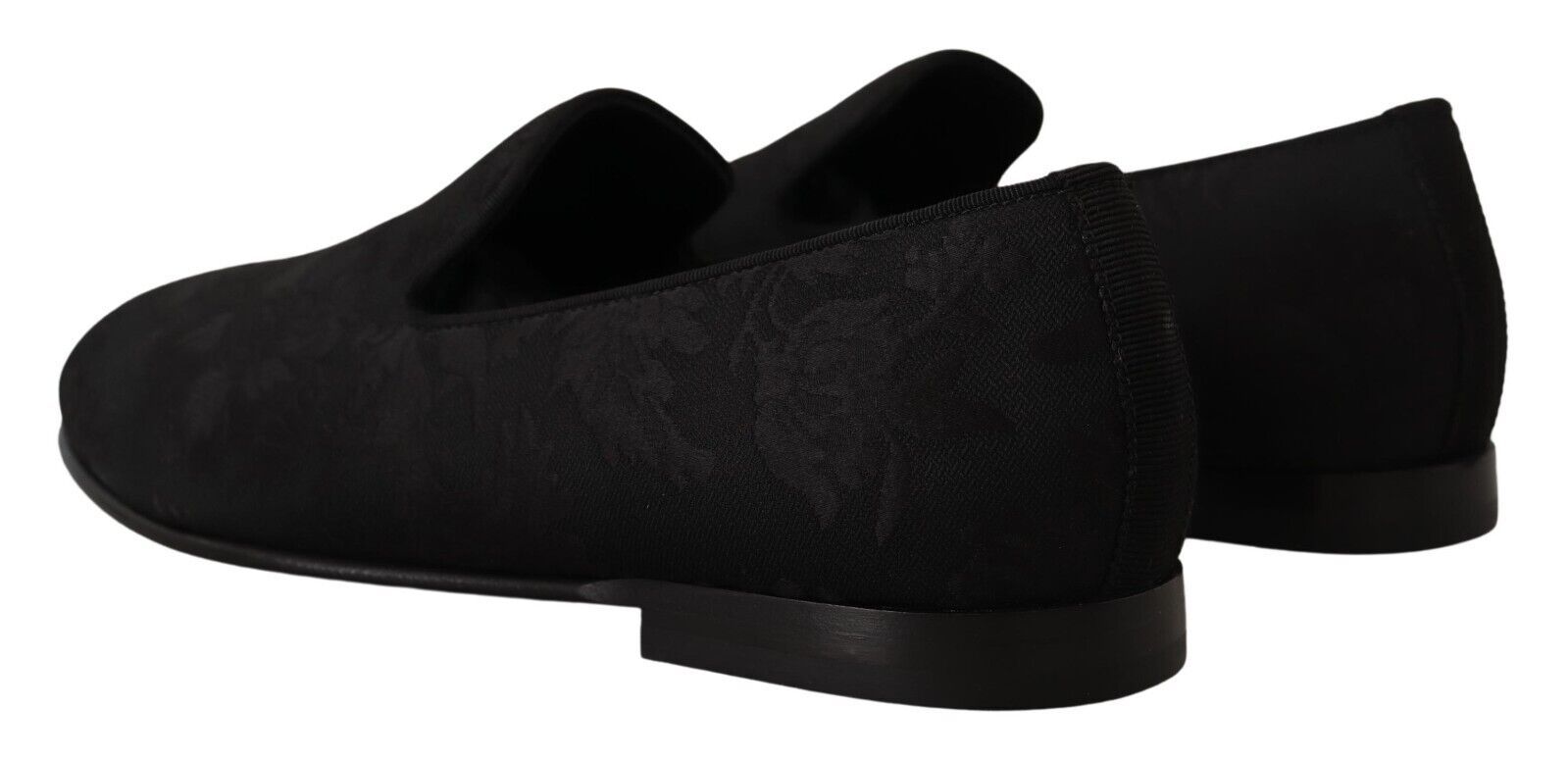 Dolce & Gabbana Elegant Jacquard Slide On Loafers Flats - Sandy Store ByNet