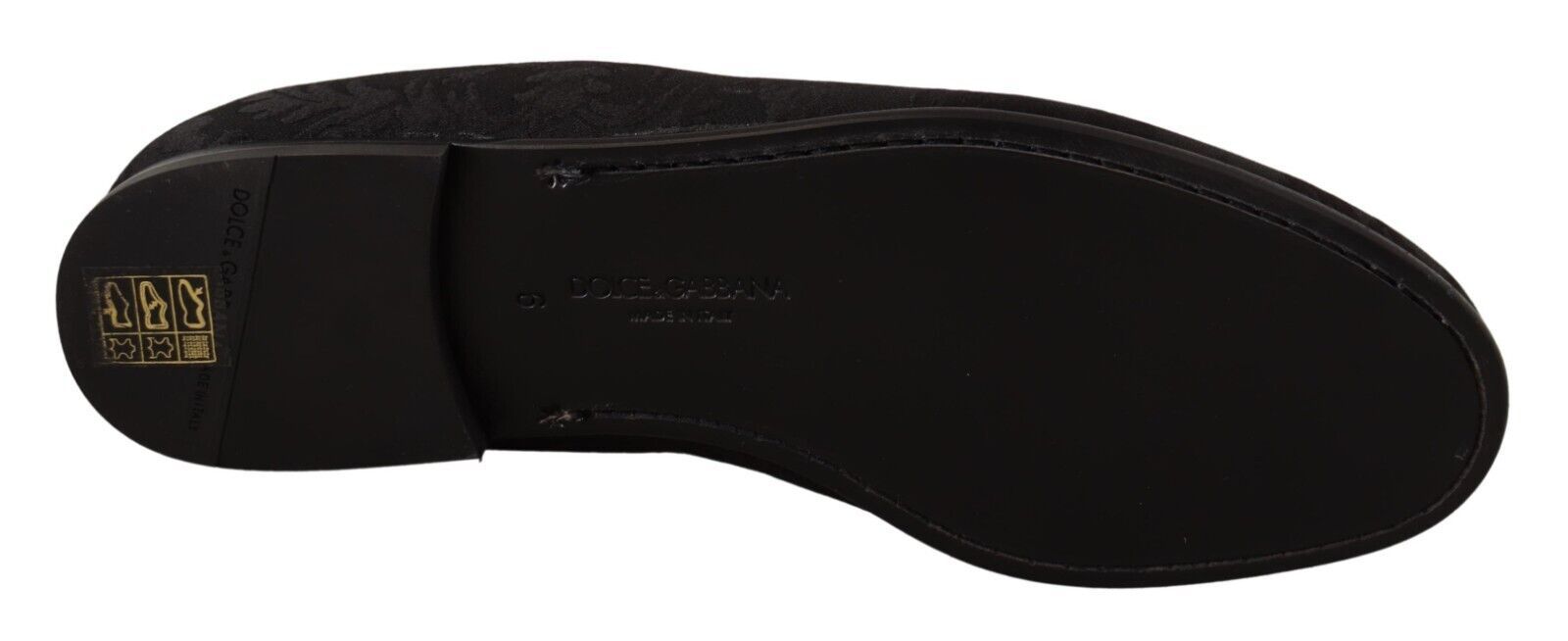 Dolce & Gabbana Elegant Jacquard Slide On Loafers Flats - Sandy Store ByNet