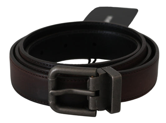 Dolce & Gabbana Elegant Leather Belt in Classic Brown - Sandy Store ByNet