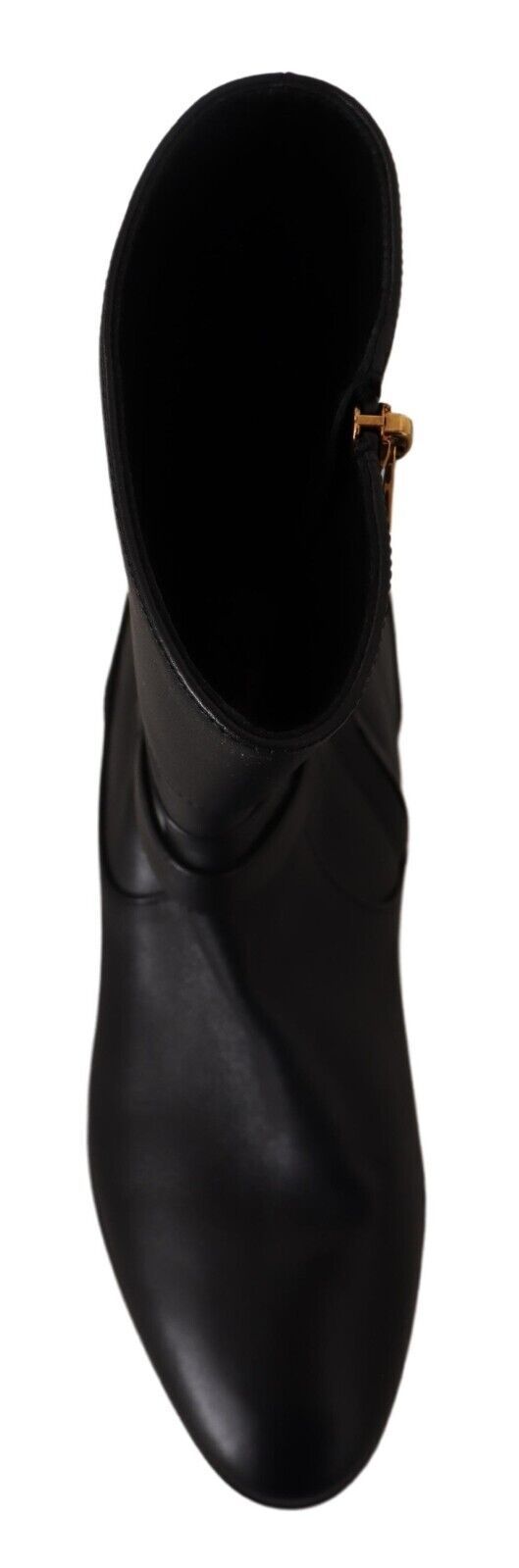 Dolce & Gabbana Elegant Leather Biker Boots - Sandy Store ByNet