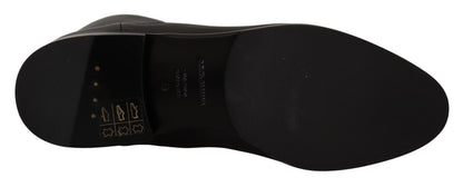 Dolce & Gabbana Elegant Leather Biker Boots - Sandy Store ByNet