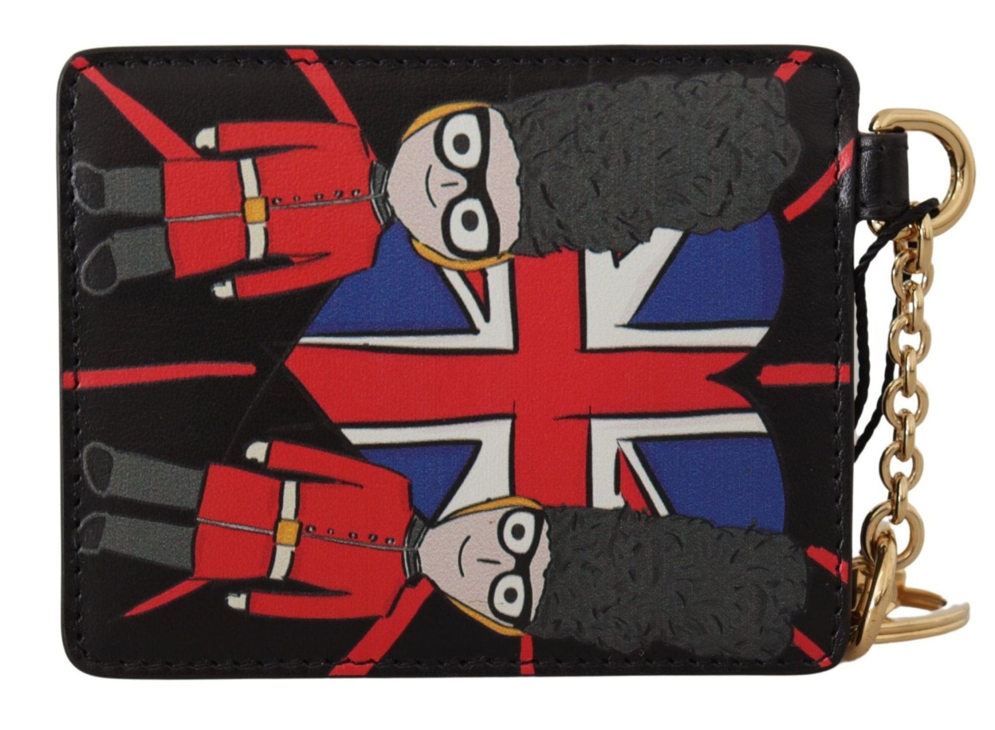 Dolce & Gabbana Elegant Leather Coin Wallet With Keyring - Sandy Store ByNet
