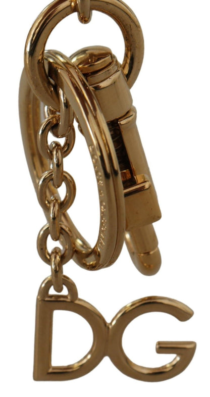 Dolce & Gabbana Elegant Leather Coin Wallet With Keyring - Sandy Store ByNet