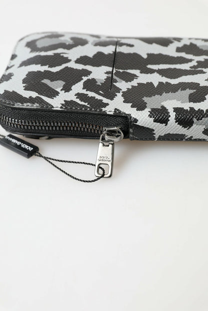 Dolce & Gabbana Elegant Leather Crossbody Phone Bag - Sandy Store ByNet