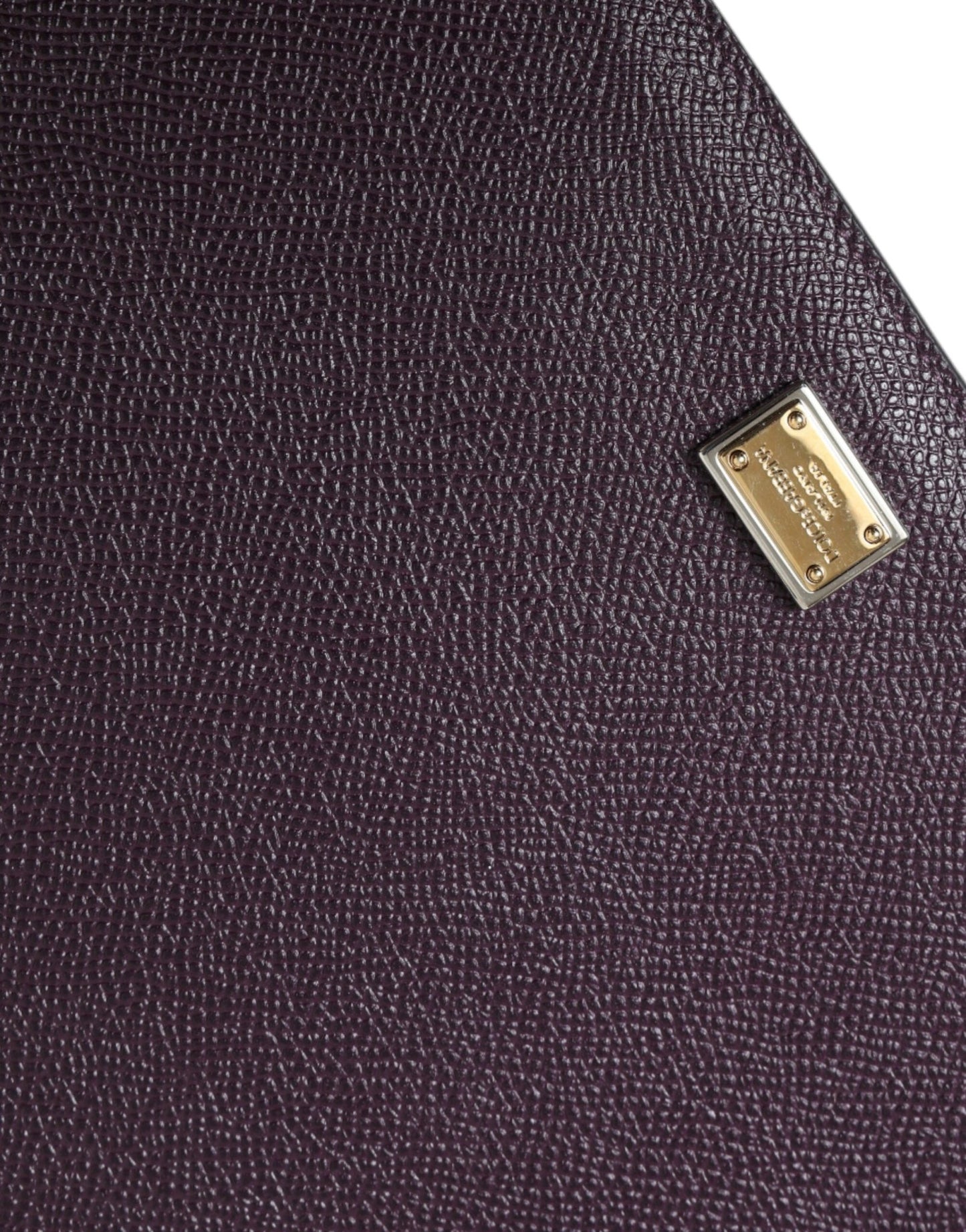 Dolce & Gabbana Elegant Leather Tablet Pouch in Rich Brown - Sandy Store ByNet