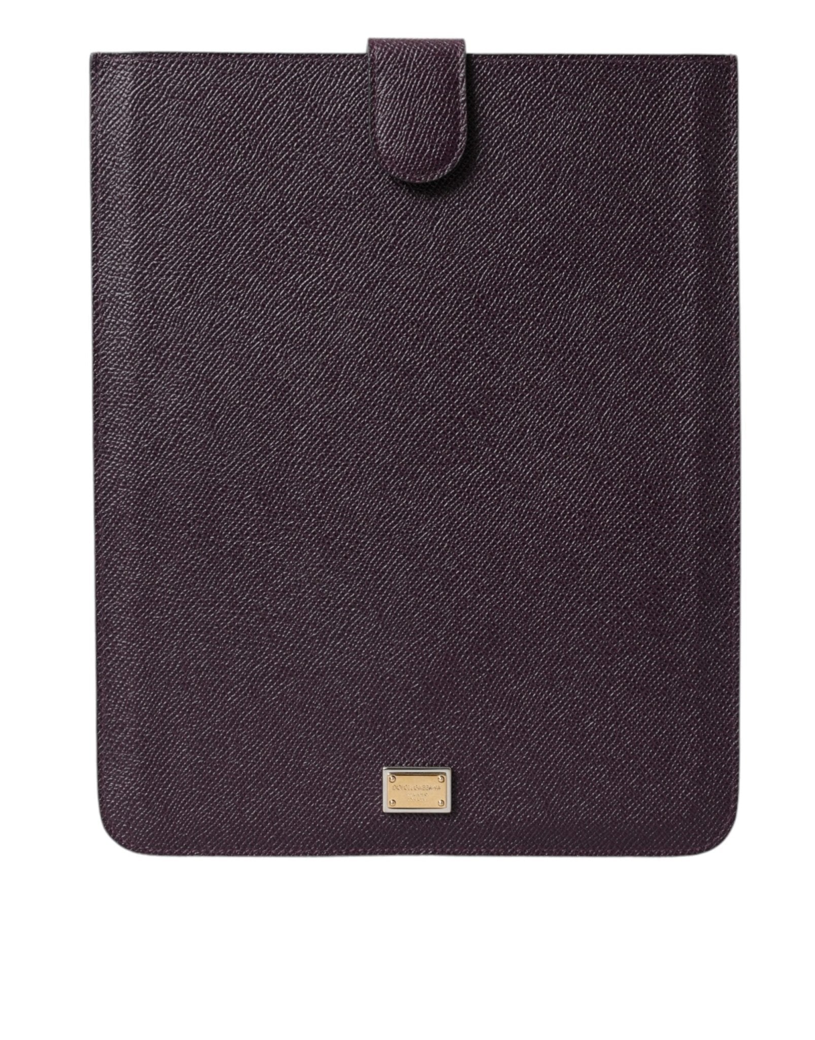 Dolce & Gabbana Elegant Leather Tablet Pouch in Rich Brown - Sandy Store ByNet
