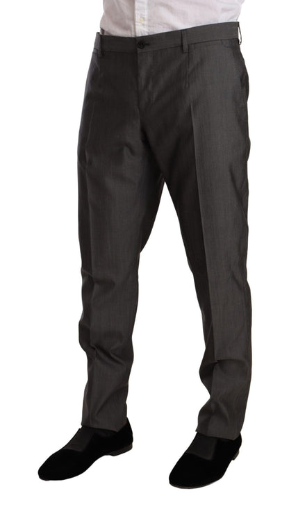Dolce & Gabbana Elegant Martini Slim - Fit Wool Silk Suit - Sandy Store ByNet