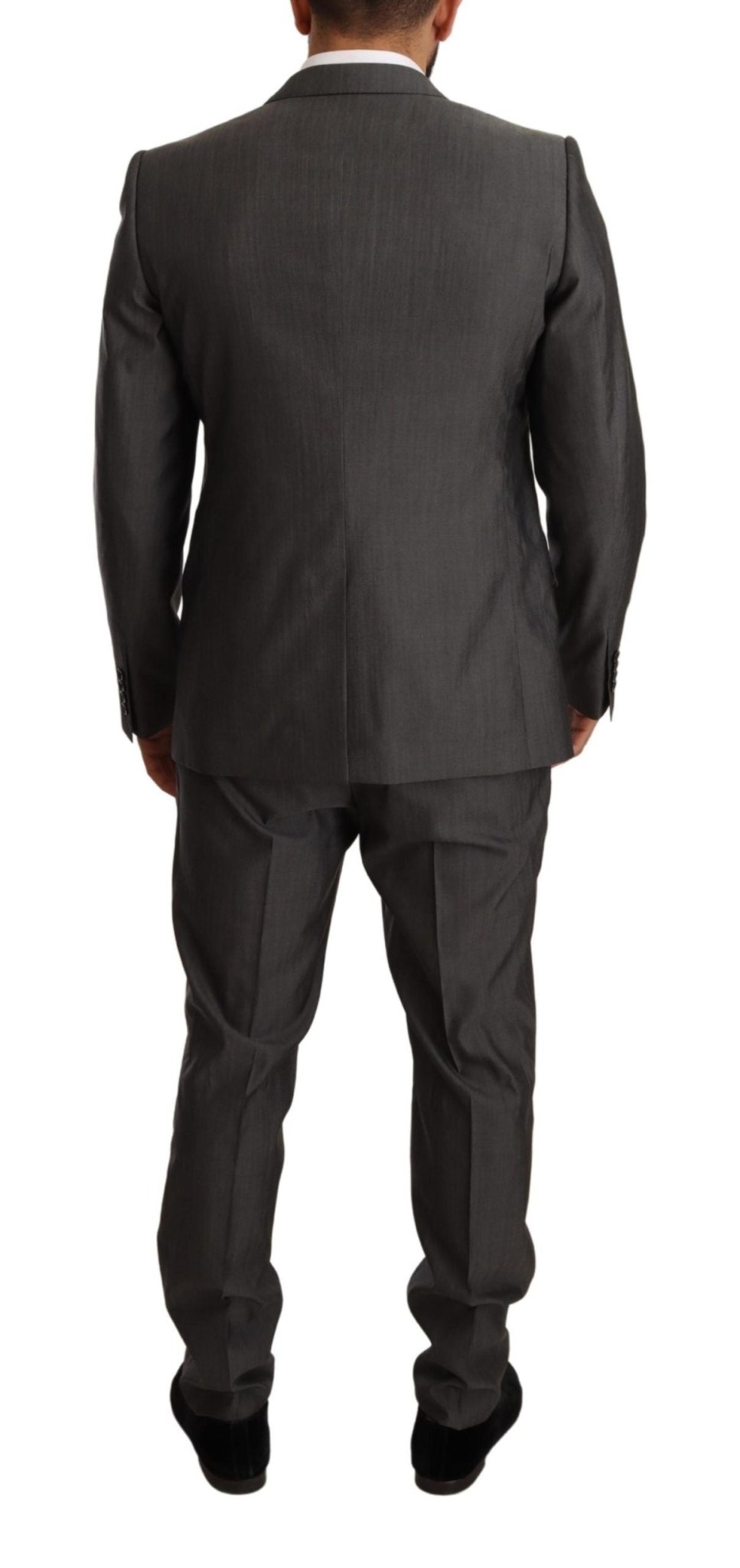 Dolce & Gabbana Elegant Martini Slim - Fit Wool Silk Suit - Sandy Store ByNet